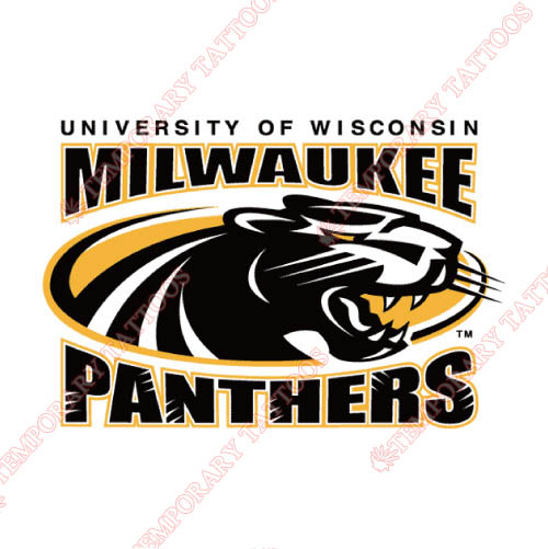 Wisconsin Milwaukee Panthers Customize Temporary Tattoos Stickers NO.7042